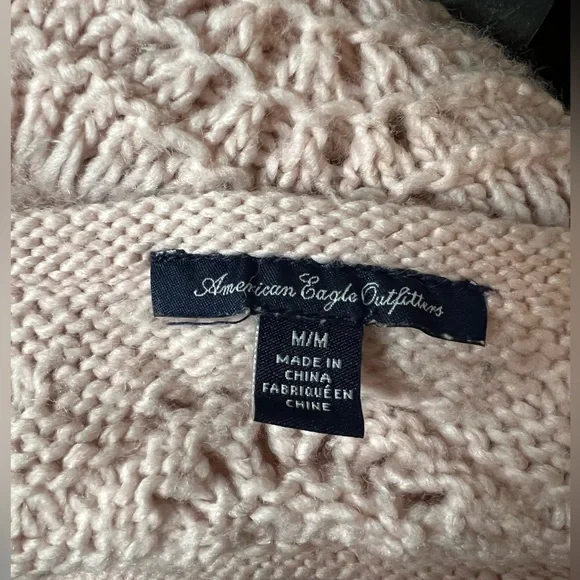 American Eagle sweater, blush pink, Size medium - Picture 2 of 5